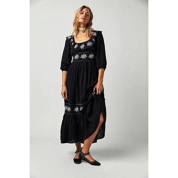 Free People Dresses & Skirts - Free People Lovers Lane Maxi Dress Size S. A41
